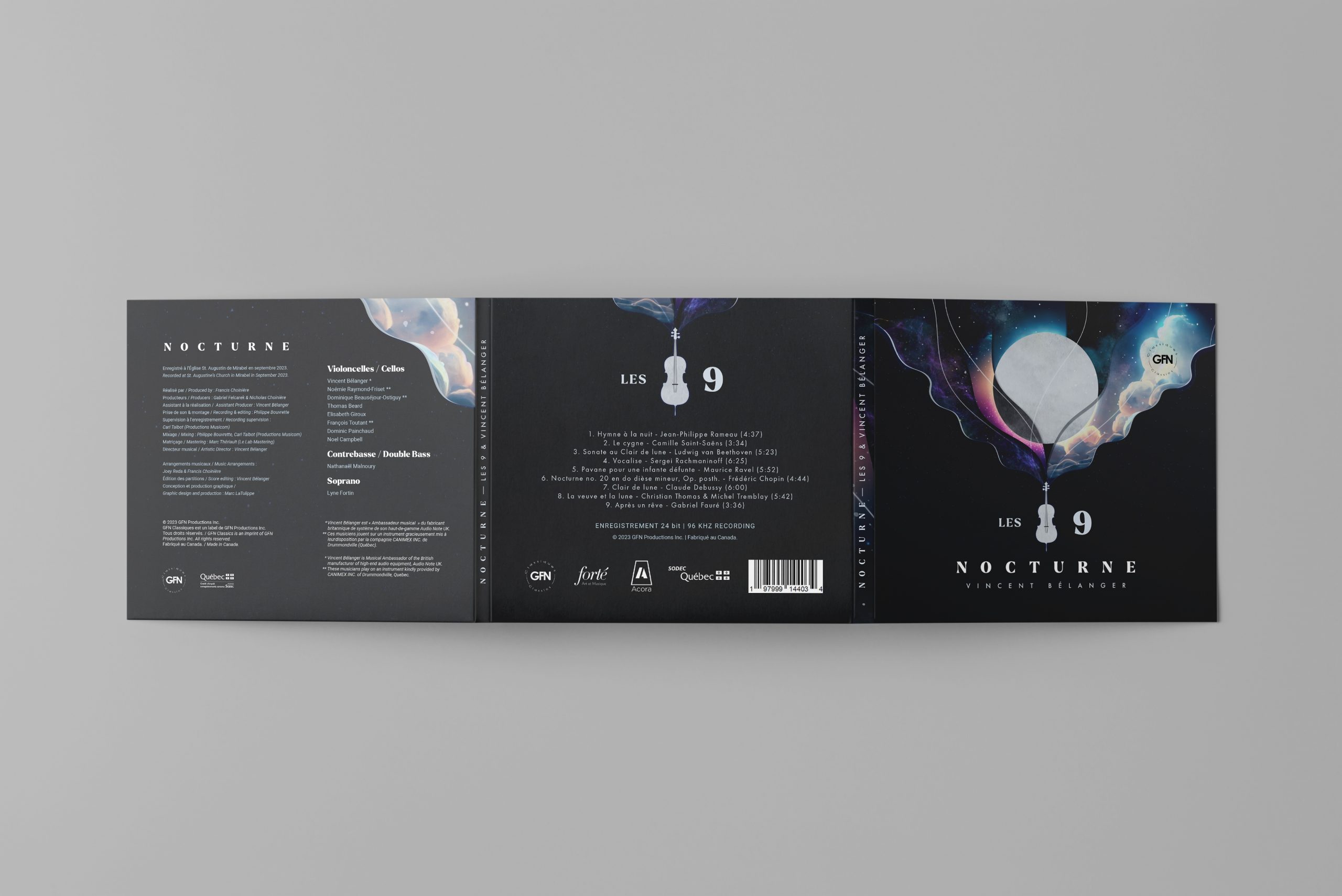 Nocturne – Vincent Bélanger & Les 9 (CD) - Image 3